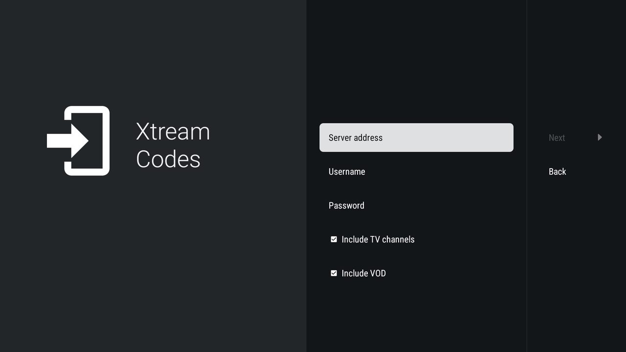 Xtream Codes laukai